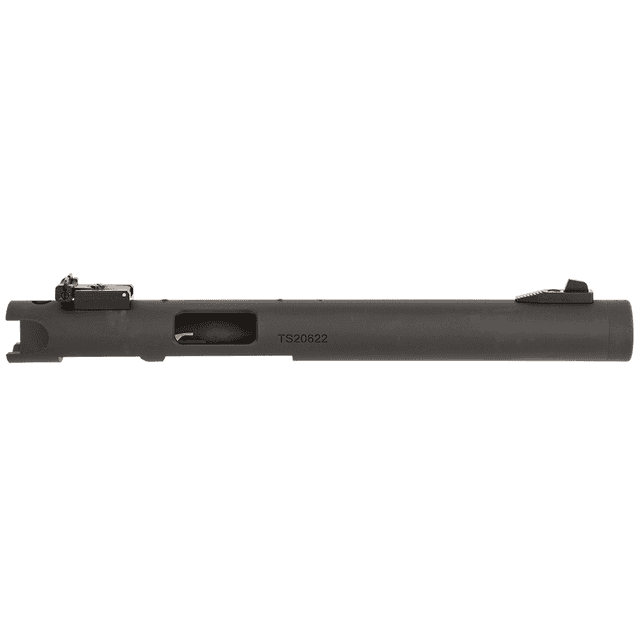 Tactical Solutions PL6TEMBNF Pac-Lite Barrel 22 LR 6" Threaded, Drilled & Tapped, Adj. Sights, Black Anodized for Ruger Mark I/II/III & 22/45 Tactical Solutions PL6TEMBNF Pac-Lite Barrel 22 LR 6" Threaded, Drilled & Tapped, Adj. Sights, Black Anodized for Ruger Mark I/II/III & 22/45