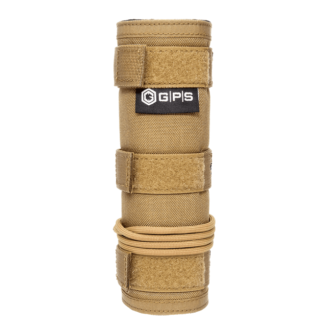 GPS Bags GPST80075T Tactical Suppressor Cover 22 LR 1000D Nylon Tan GPS Bags GPST80075T Tactical Suppressor Cover 22 LR 1000D Nylon Tan