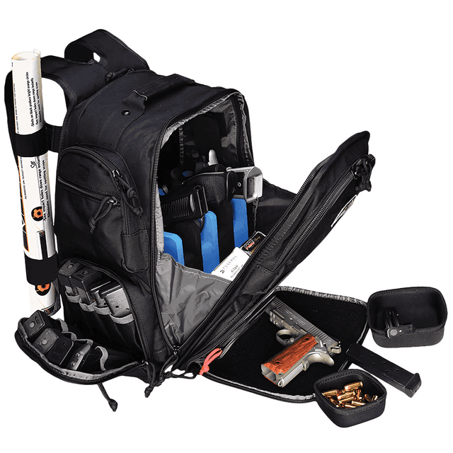 GPS Bags 1812BPB Executive Backpack Black Holds 5 Handguns GPS Bags 1812BPB Executive Backpack Black Holds 5 Handguns