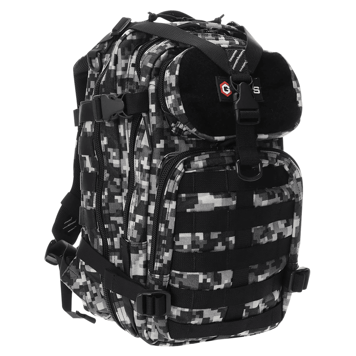 GPS Bags T1611BOBGD Tactical Bugout Bag Backpack Gray Digital 600D Polyester 2 Handguns GPS Bags T1611BOBGD Tactical Bugout Bag Backpack Gray Digital 600D Polyester 2 Handguns