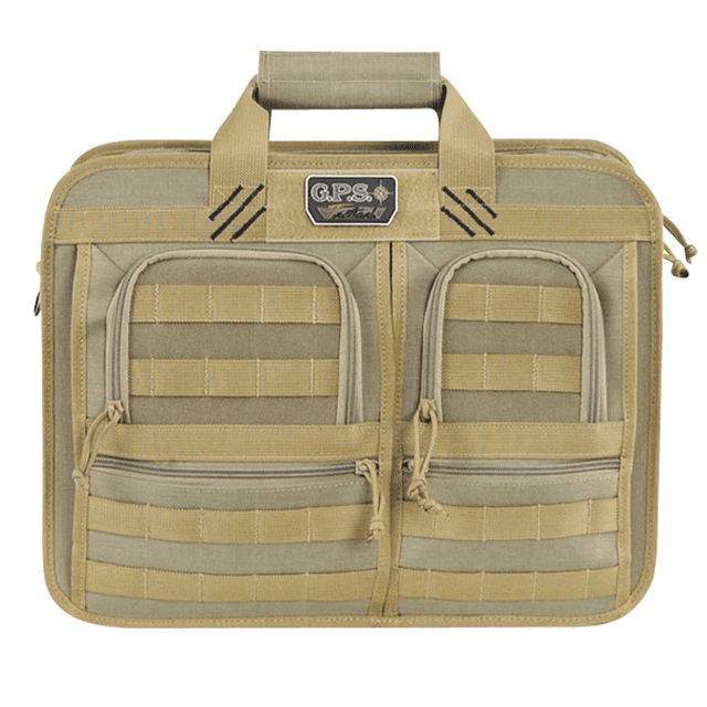 GPS Bags T1551BCT Tactical Operations Brief Case Tan 1000D Polyester 1 Handgun GPS Bags T1551BCT Tactical Operations Brief Case Tan 1000D Polyester 1 Handgun