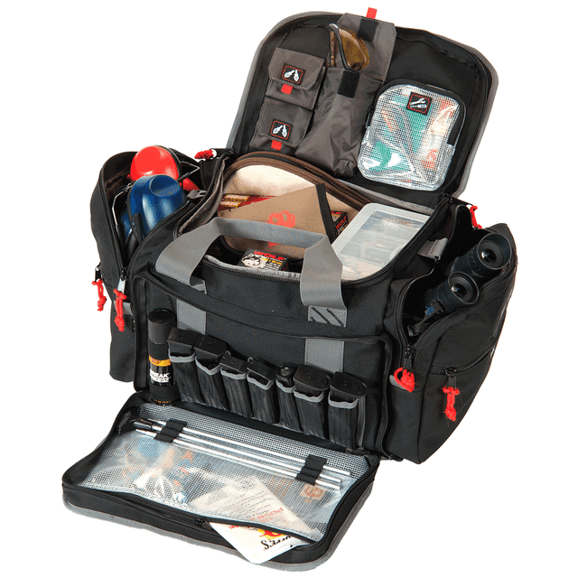 GPS Bags 2014LRB Large Black Nylon w/ Lift Ports, Storage Pockets, Visual ID Storage System & Holds 5 Handguns or More & Ammo Includes 4 Ammo Dump Cups GPS Bags 2014LRB Large Black Nylon w/ Lift Ports, Storage Pockets, Visual ID Storage System & Holds 5 Handguns or More & Ammo Includes 4 Ammo Dump Cups