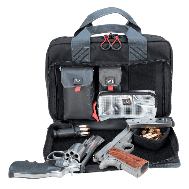 GPS Bags 1310PCPM Quad PRYM1 Blackout Holds 4 Handguns GPS Bags 1310PCPM Quad PRYM1 Blackout Holds 4 Handguns