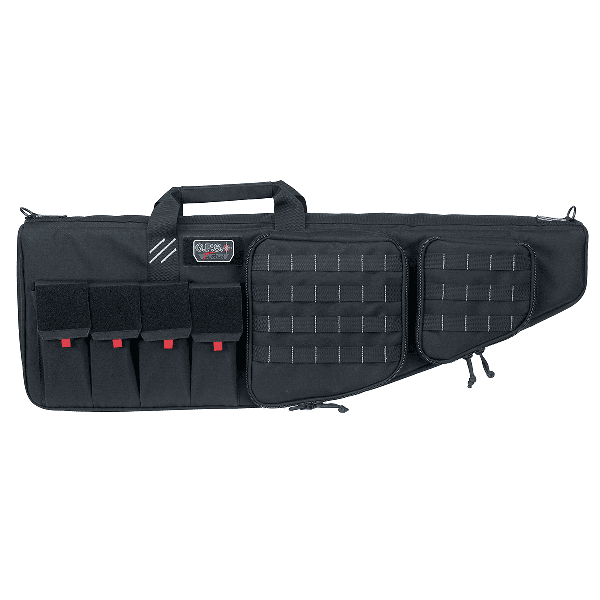 GPS Bags T35ARB Tactical AR Case 35" Black 1000D Nylon with Mag & Storage Pockets, Lockable Zippers, External Handgun Pocket & DuPont Teflon Coating GPS Bags T35ARB Tactical AR Case 35" Black 1000D Nylon with Mag & Storage Pockets, Lockable Zippers, External Handgun Pocket & DuPont Teflon Coating