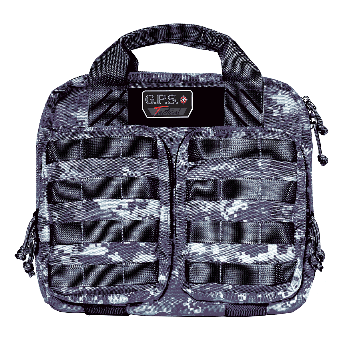 GPS Bags T1413PCG Tactical Double +2 Gray Digital 1000D Nylon Teflon Coating with Visual ID Storage System, Lockable YKK Zippers, MOLLE Webbing & Ammo Storage Pockets Holds UP To 4 Handguns GPS Bags T1413PCG Tactical Double +2 Gray Digital 1000D Nylon Teflon Coating with Visual ID Storage System, Lockable YKK Zippers, MOLLE Webbing & Ammo Storage Pockets Holds UP To 4 Handguns