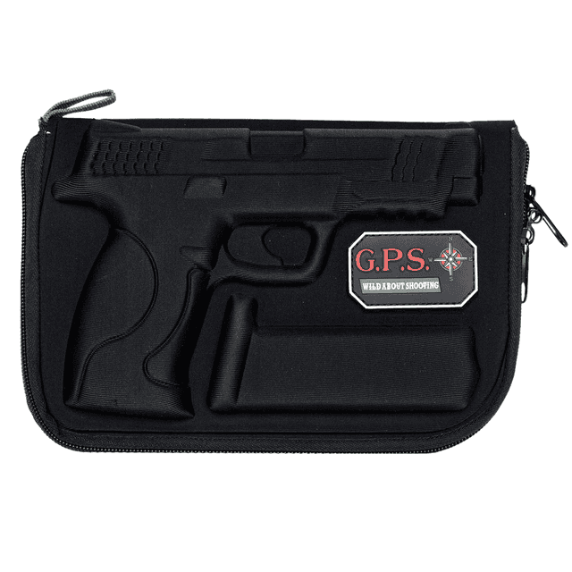 GPS Bags 912PC Custom Molded w/ Lockable Zippers Internal Mag Holder & Black Finish for S&W M&P Full-Size/Compact (9mm Luger/40 S&W/45 ACP) GPS Bags 912PC Custom Molded w/ Lockable Zippers Internal Mag Holder & Black Finish for S&W M&P Full-Size/Compact (9mm Luger/40 S&W/45 ACP)
