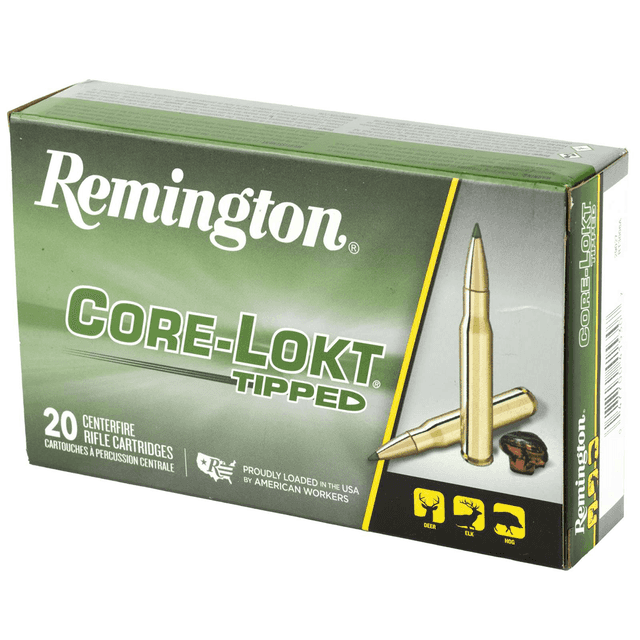 Remington Ammunition 29027 Core-Lokt Tipped 30-06Springfield 150gr Core-Lokt Tipped 20 Per Box Remington Ammunition 29027 Core-Lokt Tipped 30-06Springfield 150gr Core-Lokt Tipped 20 Per Box