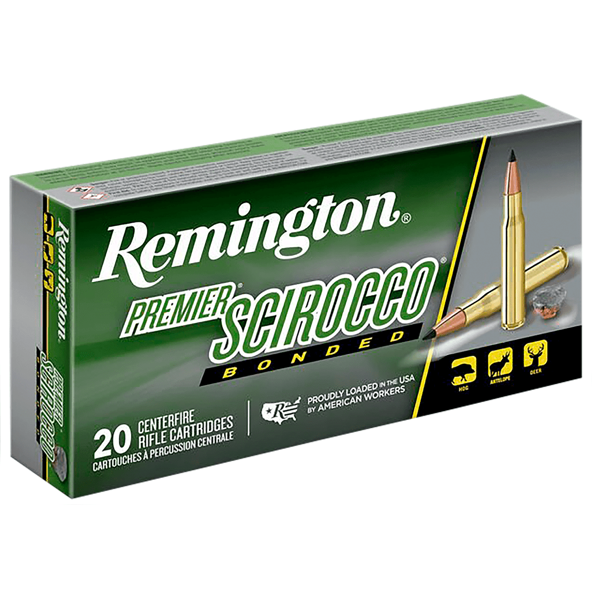 Remington Ammunition 29318 Premier Scirocco Bonded 30-06Springfield 150gr Swift Scirocco Bonded 20 Per Box Remington Ammunition 29318 Premier Scirocco Bonded 30-06Springfield 150gr Swift Scirocco Bonded 20 Per Box