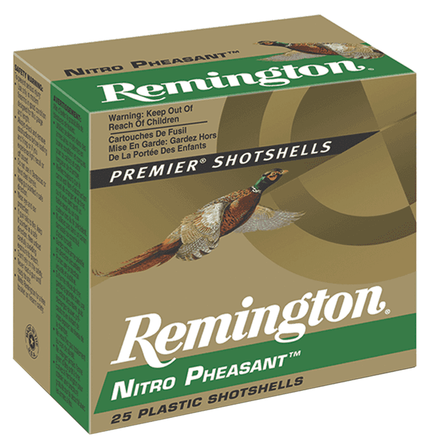 Remington Ammunition 28648 Nitro Pheasant 20 Gauge 2.75" 1oz 6 Shot 25 Per Box Remington Ammunition 28648 Nitro Pheasant 20 Gauge 2.75" 1oz 6 Shot 25 Per Box