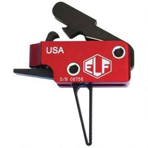 Elftmann Tactical AR-15 Drop In Match Trigger Straight Adjustable Red/Black MATCH-S Elftmann Tactical AR-15 Drop In Match Trigger Straight Adjustable Red/Black MATCH-S