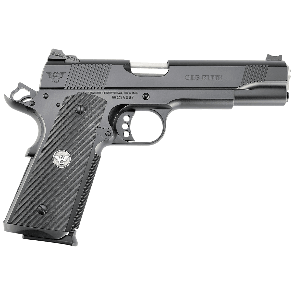 Wilson Combat CQBEFS45A CQB Elite 45 ACP 8+1 5" Stainless Match Grade Pistol Wilson Combat CQBEFS45A CQB Elite 45 ACP 8+1 5" Stainless Match Grade Pistol