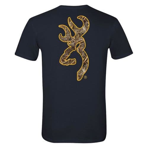 Browning Men's Realtree Max 5 Buckmark T-Shirt - Black Browning Men's Realtree Max 5 Buckmark T-Shirt - Black