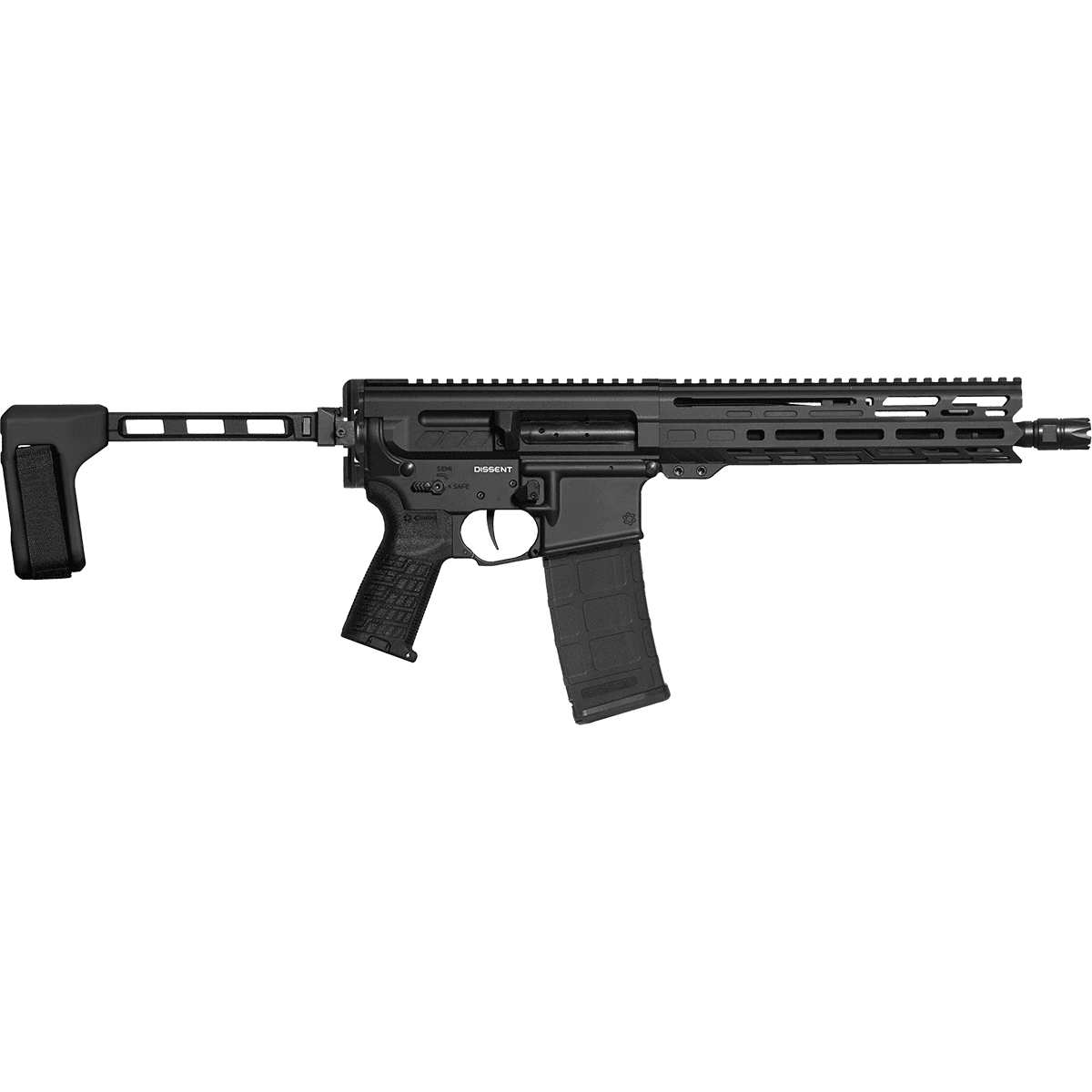 CMMG 30AC50F-AB Dissent MK4 300 Blackout 30rd 6.50" 5.5"Proprietary Handguard 7075-T6 Aluminum Black Cerakote CMMG Zeroed Grip CMMG 30AC50F-AB Dissent MK4 300 Blackout 30rd 6.50" 5.5"Proprietary Handguard 7075-T6 Aluminum Black Cerakote CMMG Zeroed Grip