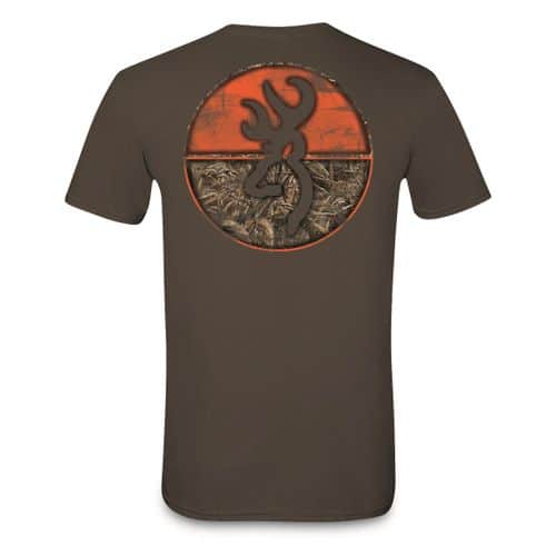 Browning Men's Realtree Max 5 Circle T-Shirt - Dark Chocolate Browning Men's Realtree Max 5 Circle T-Shirt - Dark Chocolate