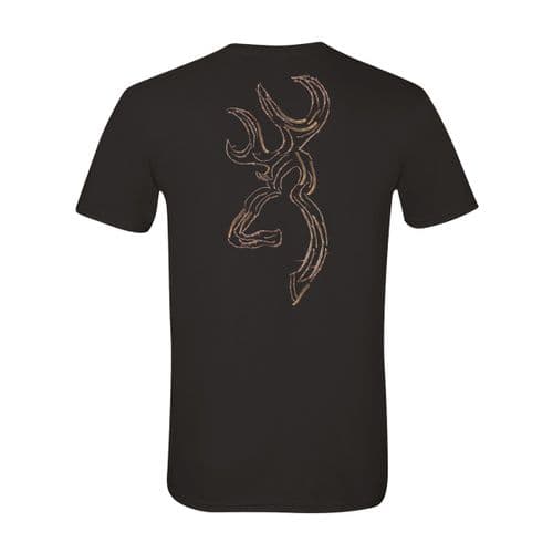 Browning Men's Twig Buckmark T-Shirt - Black Browning Men's Twig Buckmark T-Shirt - Black