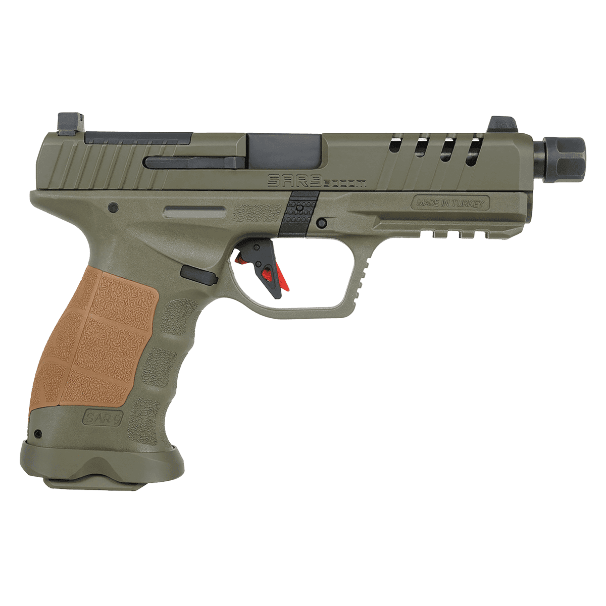 SAR USA SAR9SOCOMOD10 SAR9 SOCOM 9mm 17+1 5.20" Handgun SAR USA SAR9SOCOMOD10 SAR9 SOCOM 9mm 17+1 5.20" Handgun
