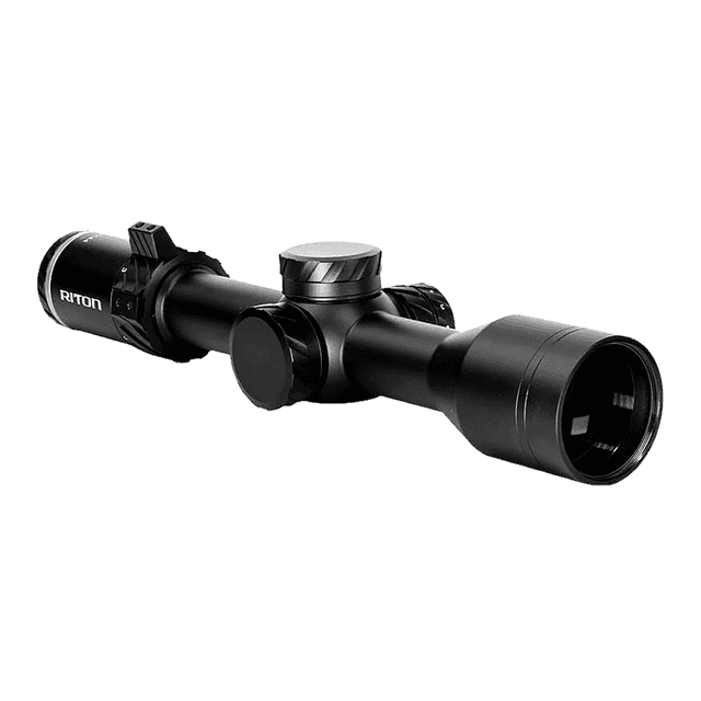 Riton Optics 5P212ASI24 5 Primal Black 2-12x 44mm 30mm Tube Illuminated RDH Reticle Riton Optics 5P212ASI24 5 Primal Black 2-12x 44mm 30mm Tube Illuminated RDH Reticle