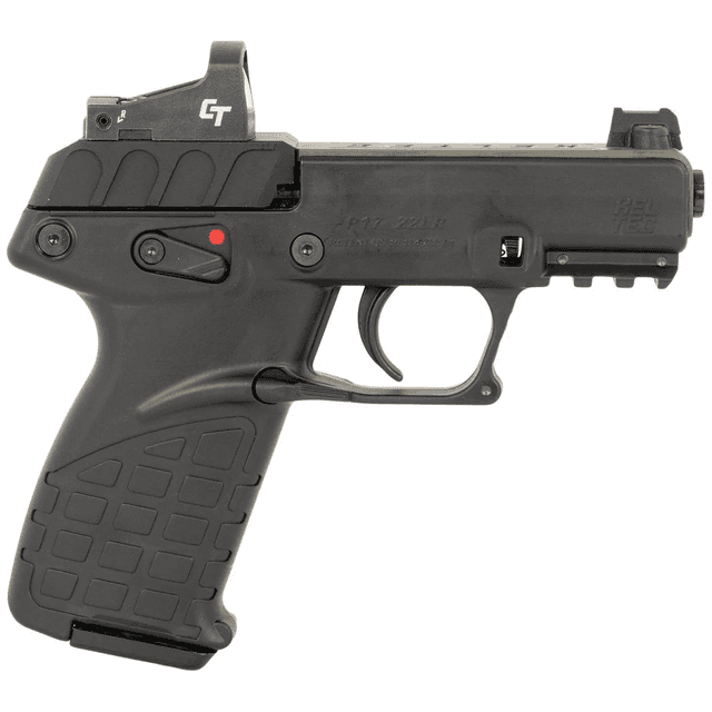 Kel-Tec P17GRNBLKOPTIC P17 22 LR 16+1 3.80" w/Optic & Holster Green/Black Kel-Tec P17GRNBLKOPTIC P17 22 LR 16+1 3.80" w/Optic & Holster Green/Black