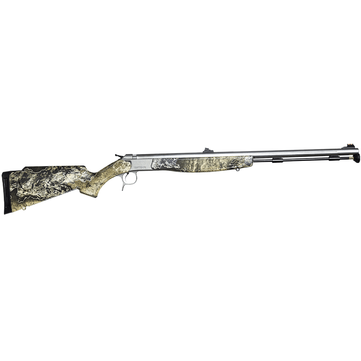 CVA PR2040S Optima V2 50 Cal 209 Primer 26" Fluted, Matte Stainless Barrel/Rec, Realtree Excape Stock, Quick-Release Breech Plug, Fiber Optic Sights CVA PR2040S Optima V2 50 Cal 209 Primer 26" Fluted, Matte Stainless Barrel/Rec, Realtree Excape Stock, Quick-Release Breech Plug, Fiber Optic Sights