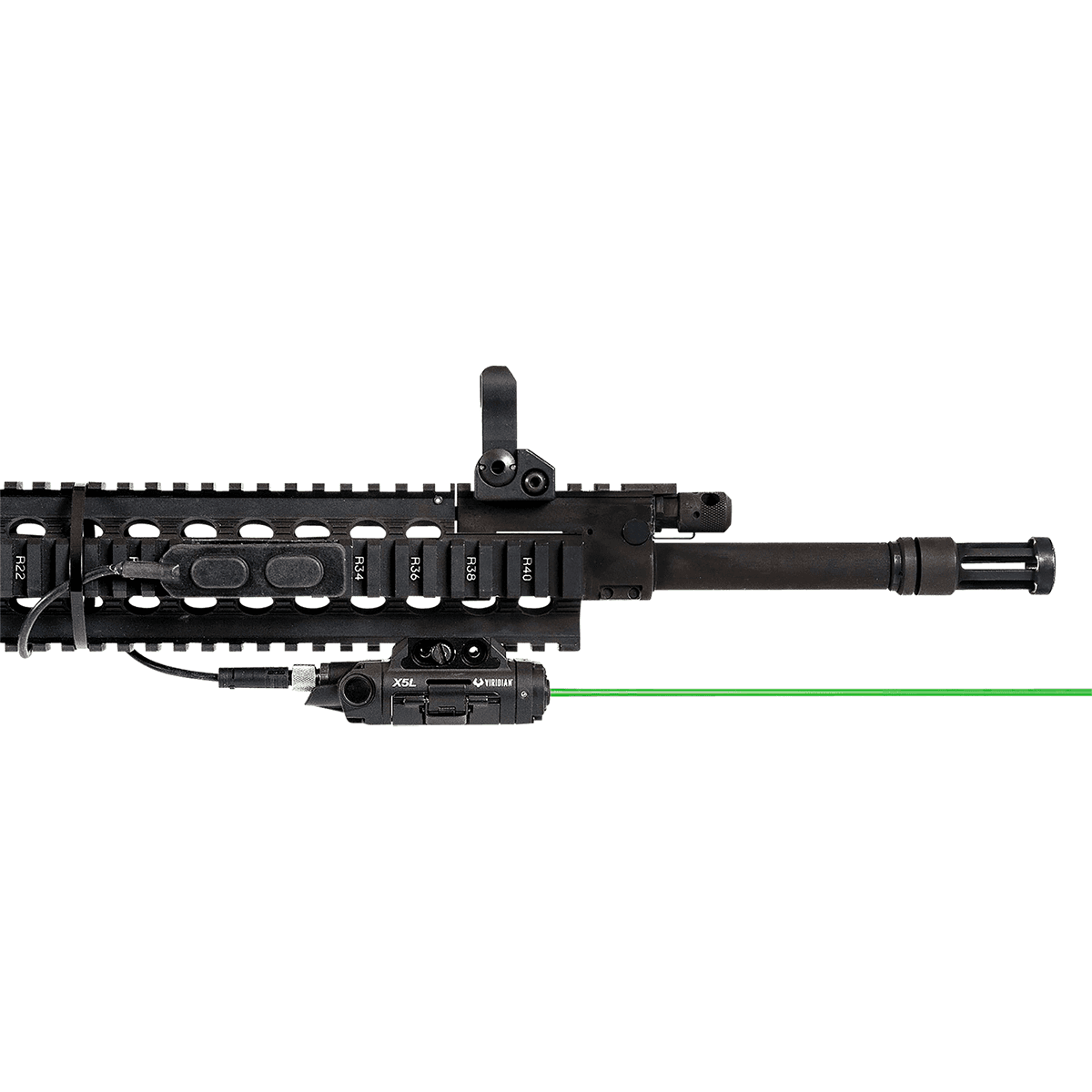 Viridian 9300020 X5L-RS Gen 3 Green Laser Sight with Tactical Light X Series Black 500 Lumens LED White Viridian 9300020 X5L-RS Gen 3 Green Laser Sight with Tactical Light X Series Black 500 Lumens LED White