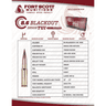 Fort Scott Munitions 86BLK285SCV2SS Tumble Upon Impact (TUI) 8.6 Blackout 285gr Solid Copper Spun 20 Per Box Fort Scott Munitions 86BLK285SCV2SS Tumble Upon Impact (TUI) 8.6 Blackout 285gr Solid Copper Spun 20 Per Box