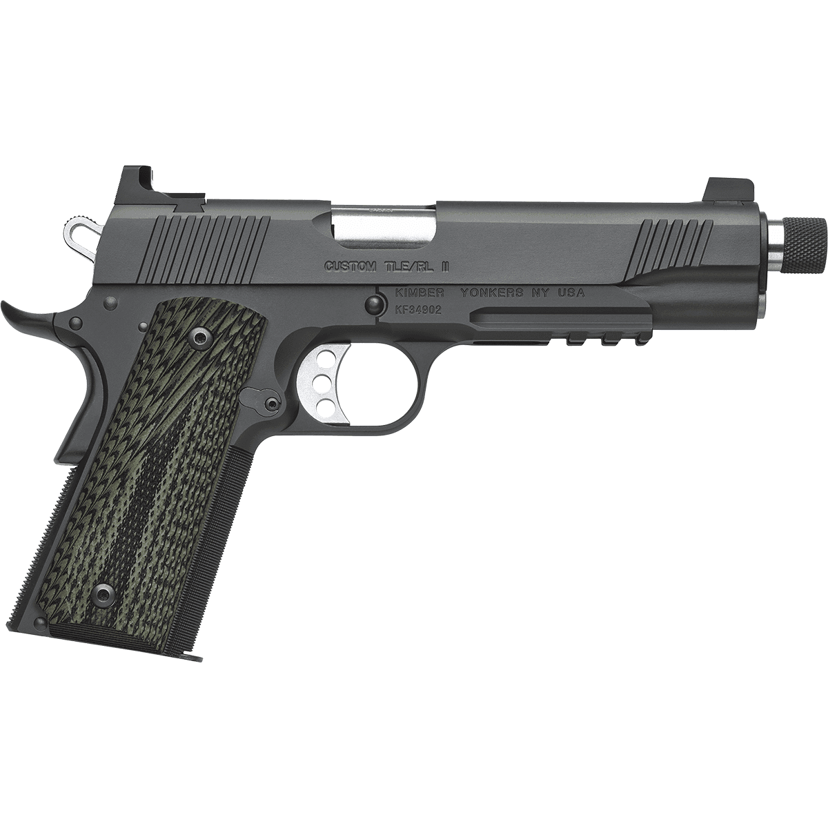 Kimber 3200337 45ACP 7+1 Flat Top Steel Slide Matte Black Aggressively Textures G-10 Grip Handgun Kimber 3200337 45ACP 7+1 Flat Top Steel Slide Matte Black Aggressively Textures G-10 Grip Handgun