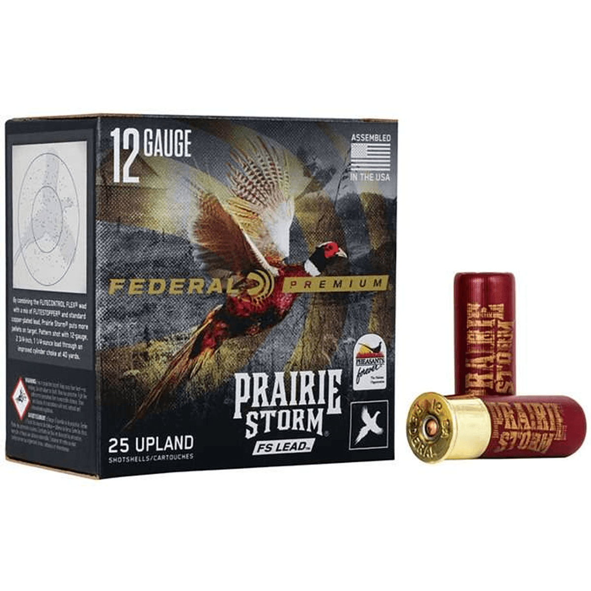 Federal PFX126FS6 Premium Prairie Storm FS 12 Gauge 2.75" 1 1/4oz 6 Shot 25 Per Box Federal PFX126FS6 Premium Prairie Storm FS 12 Gauge 2.75" 1 1/4oz 6 Shot 25 Per Box