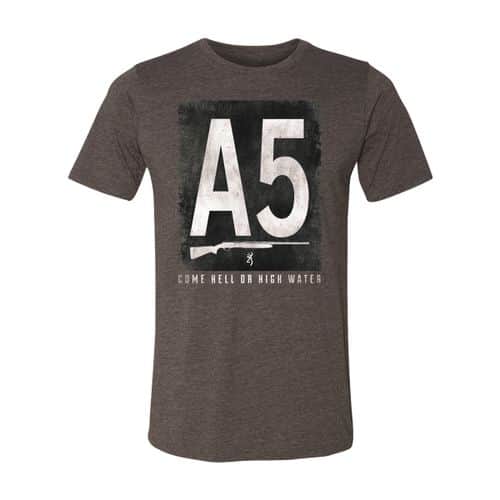 Browning Men's Block A5 T-Shirt - Charcoal Browning Men's Block A5 T-Shirt - Charcoal