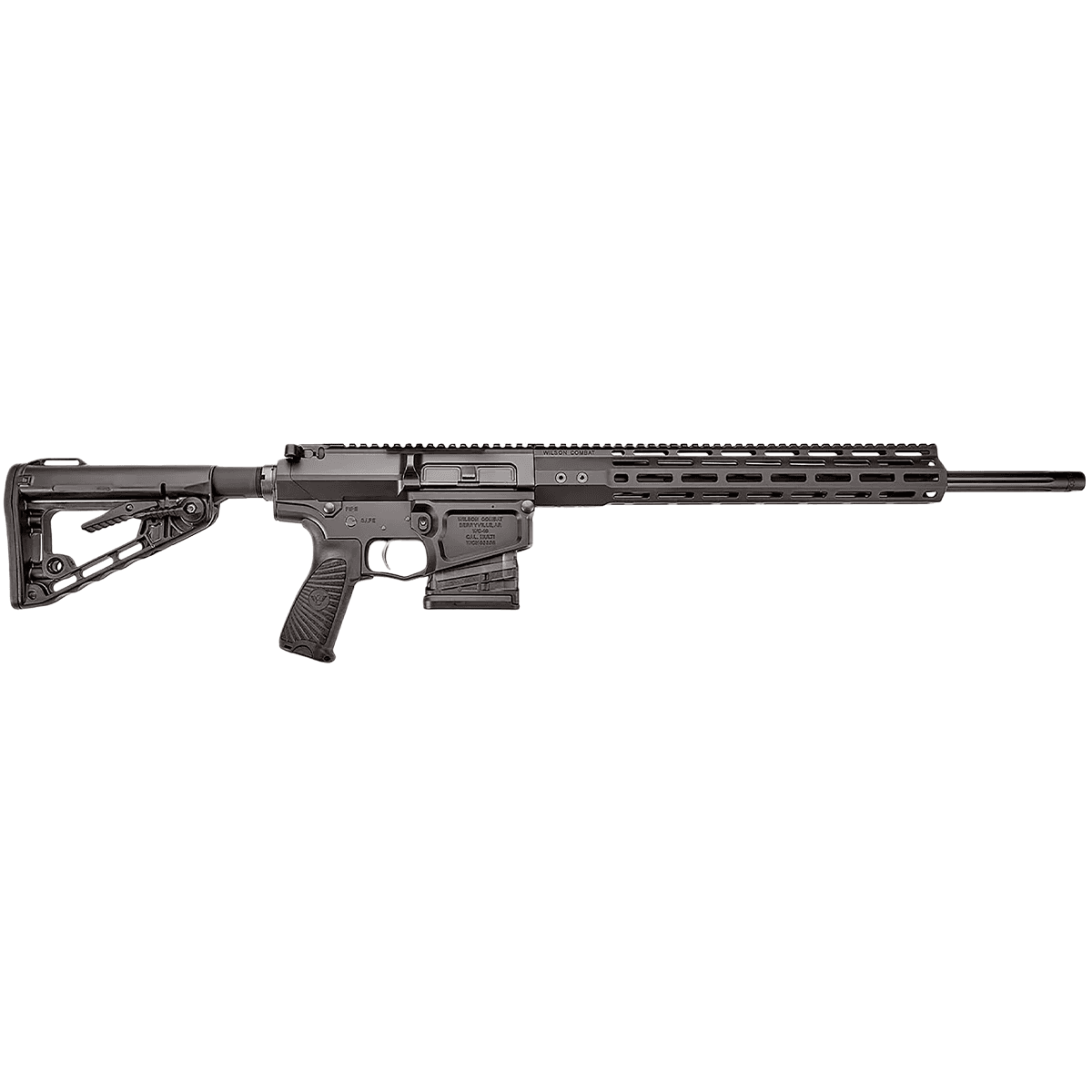 Wilson Combat SS-308FTBLACK Super Sniper 308 Win 20" Fluted Threaded Barrel Black Armor-Tuff Wilson Combat SS-308FTBLACK Super Sniper 308 Win 20" Fluted Threaded Barrel Black Armor-Tuff