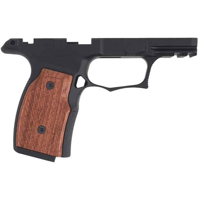 Sharps Bros SBGM02-G2 Grip Module Black w/ Cherry 7075-T6 Aluminum Fits P365X/P365XL Sharps Bros SBGM02-G2 Grip Module Black w/ Cherry 7075-T6 Aluminum Fits P365X/P365XL