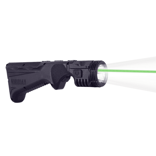 Viridian 9120090 4LUX 2K Grip Light with Green Laser Black 2000 Lumens White LED/Green Laser Viridian 9120090 4LUX 2K Grip Light with Green Laser Black 2000 Lumens White LED/Green Laser