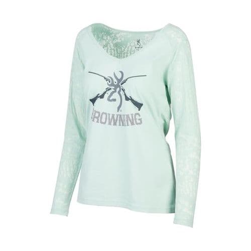 Browning Women's Bluebell Shirt - Cameo Green Browning Women's Bluebell Shirt - Cameo Green