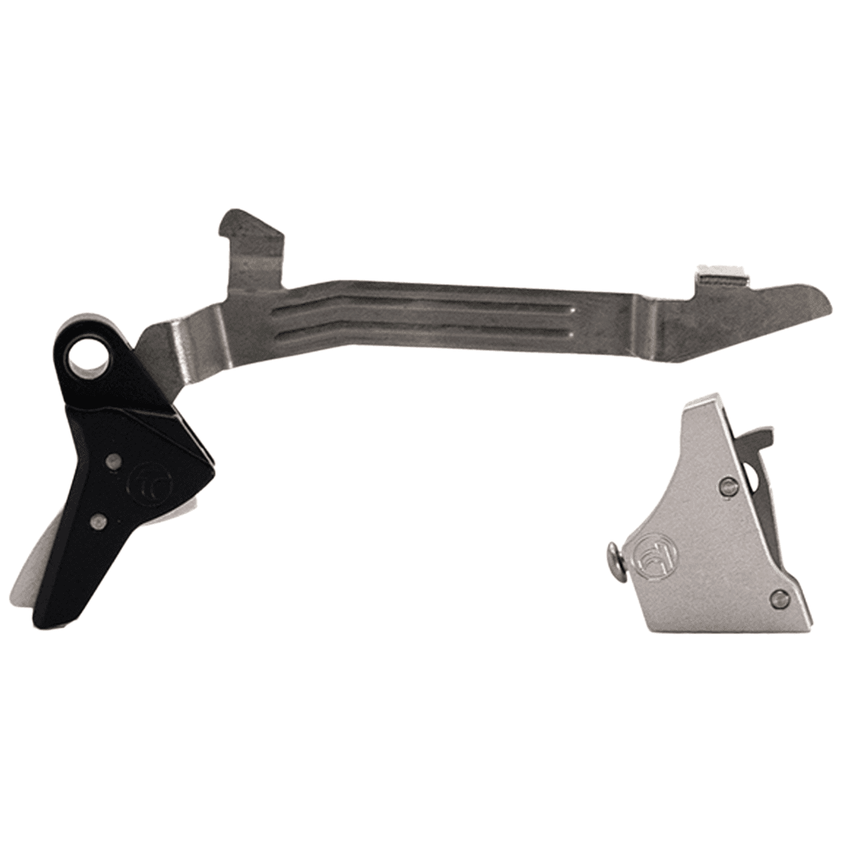 Timney Triggers ALPHAGLOCK34SILVR Alpha Competition 9mm Luger/40 S&W, Silver Straight Trigger, Compatible w/Glock Gen3-4 Timney Triggers ALPHAGLOCK34SILVR Alpha Competition 9mm Luger/40 S&W, Silver Straight Trigger, Compatible w/Glock Gen3-4