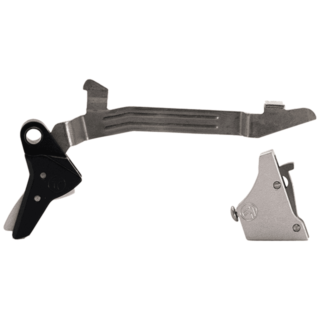 Timney Triggers ALPHAGLOCK34SILVR Alpha Competition 9mm Luger/40 S&W, Silver Straight Trigger, Compatible w/Glock Gen3-4 Timney Triggers ALPHAGLOCK34SILVR Alpha Competition 9mm Luger/40 S&W, Silver Straight Trigger, Compatible w/Glock Gen3-4