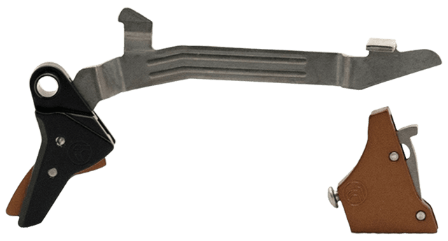 Timney Triggers ALPHAGLOCK34LRGBRNZE Alpha Competition 45 ACP/10mm Auto, Bronze Straight Trigger, Compatible w/Glock Gen3-4 Timney Triggers ALPHAGLOCK34LRGBRNZE Alpha Competition 45 ACP/10mm Auto, Bronze Straight Trigger, Compatible w/Glock Gen3-4