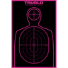 TruGlo TG13P6 Tru-See Handgun Target Self-Adhesive Heavy Paper Black/Pink 12"x18" Silhouette 6 Pack TruGlo TG13P6 Tru-See Handgun Target Self-Adhesive Heavy Paper Black/Pink 12"x18" Silhouette 6 Pack