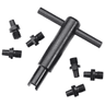 Pietta AC020+060 Revolver Nipple Wrench w/ 6 Pack #10 Cap Nipples Fits All Pietta Black Powder Revolvers Pietta AC020+060 Revolver Nipple Wrench w/ 6 Pack #10 Cap Nipples Fits All Pietta Black Powder Revolvers