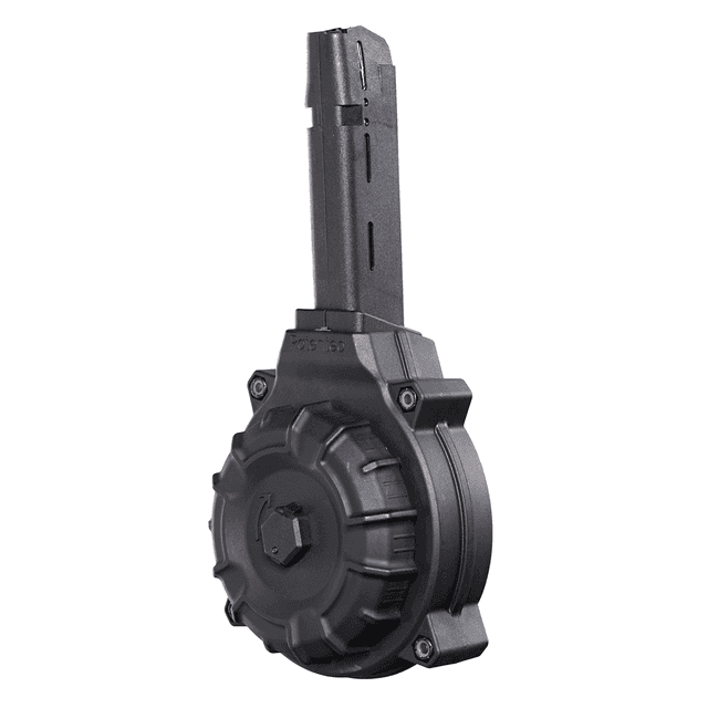 ProMag DRMA19 Standard 50rd Drum 40 S&W Compatible w/ Glock 22/23 Black DuPont Zytel Polymer ProMag DRMA19 Standard 50rd Drum 40 S&W Compatible w/ Glock 22/23 Black DuPont Zytel Polymer