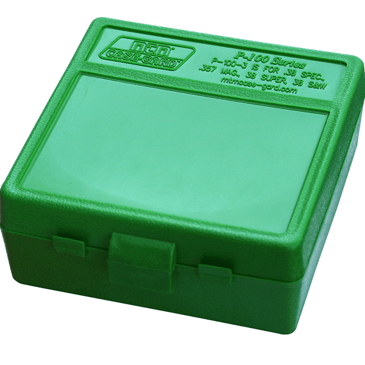 MTM Case-Gard Flip-Top Ammo Box, 100rd - P100310 MTM Case-Gard Flip-Top Ammo Box, 100rd - P100310