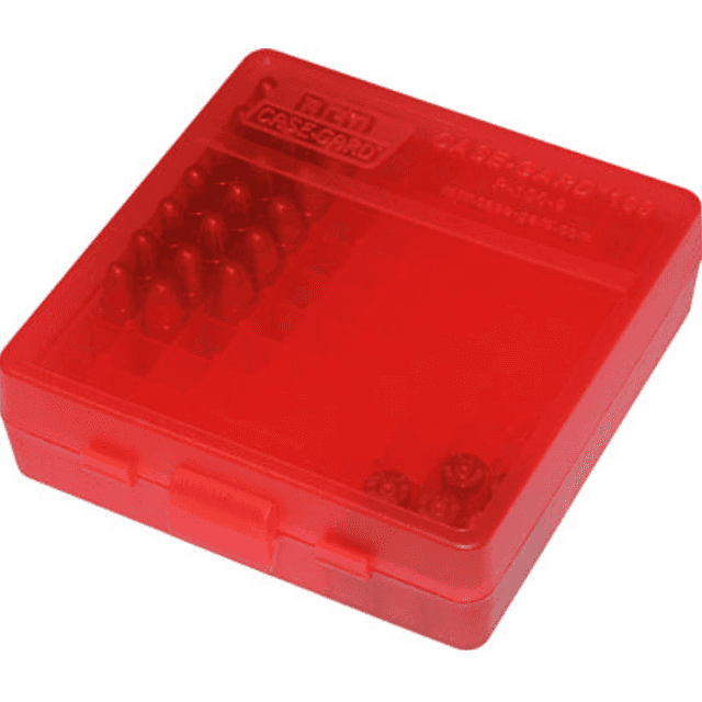 MTM Case-Gard Flip-Top Ammo Box, 100rd - P100329 MTM Case-Gard Flip-Top Ammo Box, 100rd - P100329
