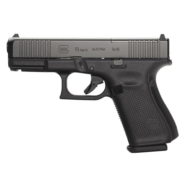 Glock G19 Gen5 MOS Compact 9mm Luger 15+1 4.02" Glock G19 Gen5 MOS Compact 9mm Luger 15+1 4.02"