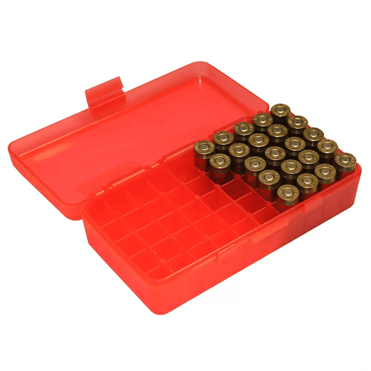 MTM Case-Gard Flip-Top Ammo Box, 50rd - P504529 MTM Case-Gard Flip-Top Ammo Box, 50rd - P504529