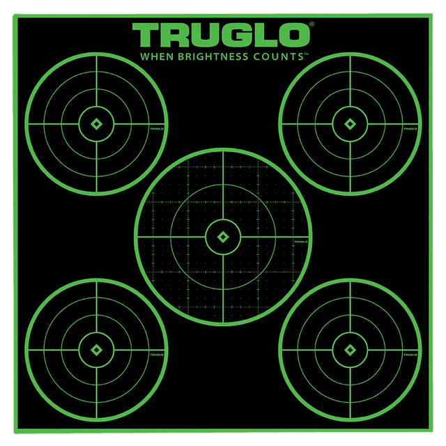TruGlo Tru-See 5-Bull Target Self-Adhesive Target, 25 Pack - TG11A25 TruGlo Tru-See 5-Bull Target Self-Adhesive Target, 25 Pack - TG11A25