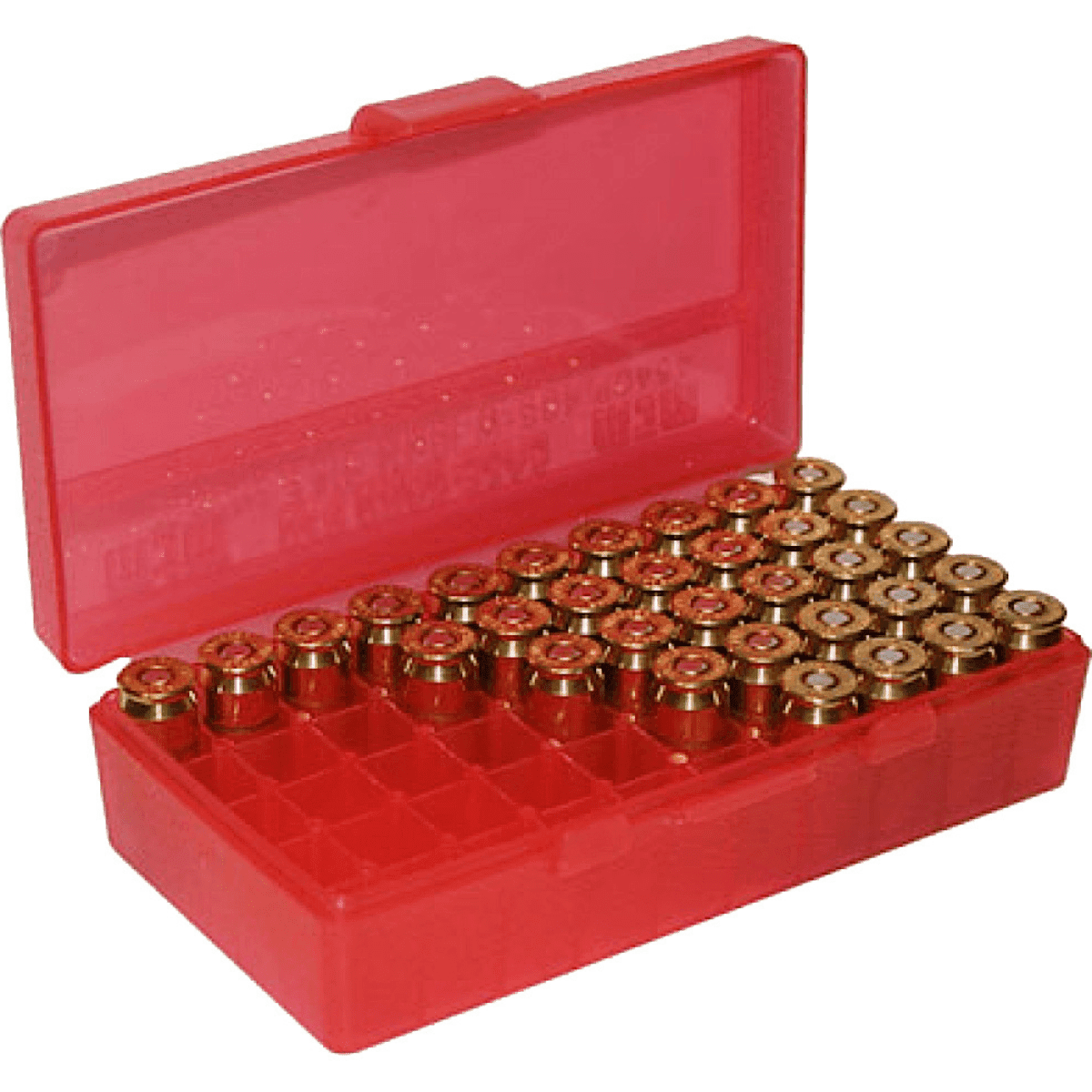 MTM Case-Gard Flip-Top Ammo Box, Handgun 50rd - P503829 MTM Case-Gard Flip-Top Ammo Box, Handgun 50rd - P503829