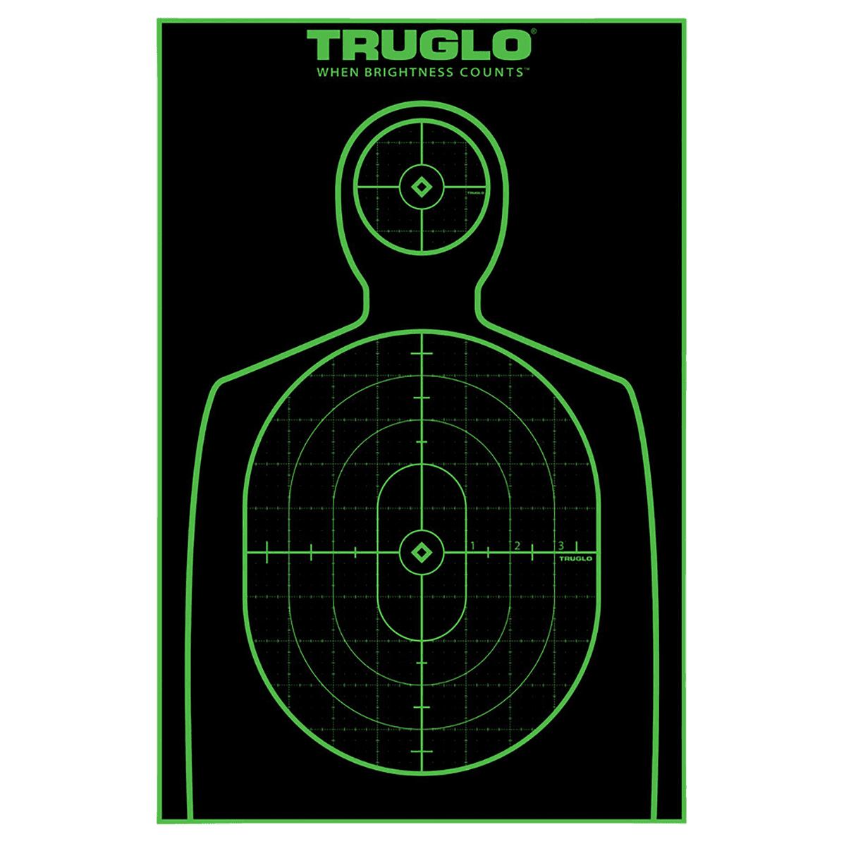 TruGlo Tru-See Handgun Target, Self-Adhesive 25 Pack - TG13A25 TruGlo Tru-See Handgun Target, Self-Adhesive 25 Pack - TG13A25