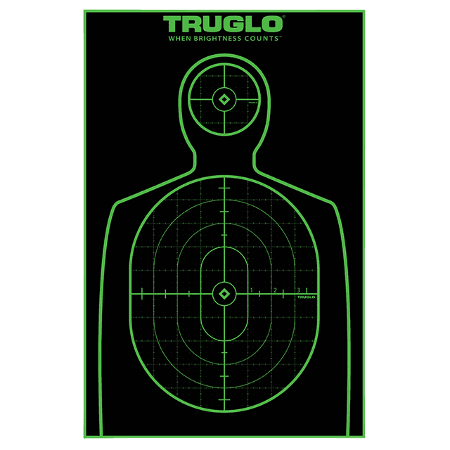 TruGlo Tru-See Handgun Target, Self-Adhesive 25 Pack - TG13A25 TruGlo Tru-See Handgun Target, Self-Adhesive 25 Pack - TG13A25