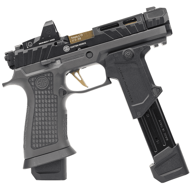 Strike Industries Mag Holder, Black Polymer Ambidextrous Compatible w/ All Sig Sauer P320 Mags - P320MAGHOLDER Strike Industries Mag Holder, Black Polymer Ambidextrous Compatible w/ All Sig Sauer P320 Mags - P320MAGHOLDER