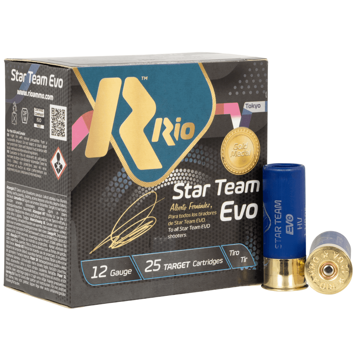 Rio Ammunition Star Team EVO High Velocity Shotshells, 12 Gauge 25 Per Box - ST32HV8 Rio Ammunition Star Team EVO High Velocity Shotshells, 12 Gauge 25 Per Box - ST32HV8