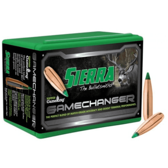 Sierra Tipped GameKing Bullets, 7mm 100/Box - 4550 Sierra Tipped GameKing Bullets, 7mm 100/Box - 4550
