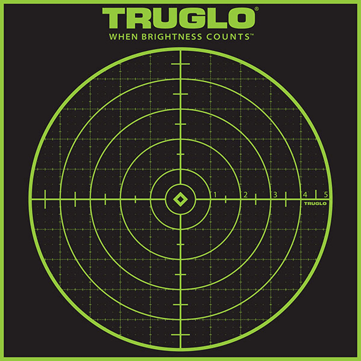 TruGlo Tru-See Grid Self-Adhesive Heavy Paper Target, Black/Green 12"x12" 12 Pack - TG10A12 TruGlo Tru-See Grid Self-Adhesive Heavy Paper Target, Black/Green 12"x12" 12 Pack - TG10A12